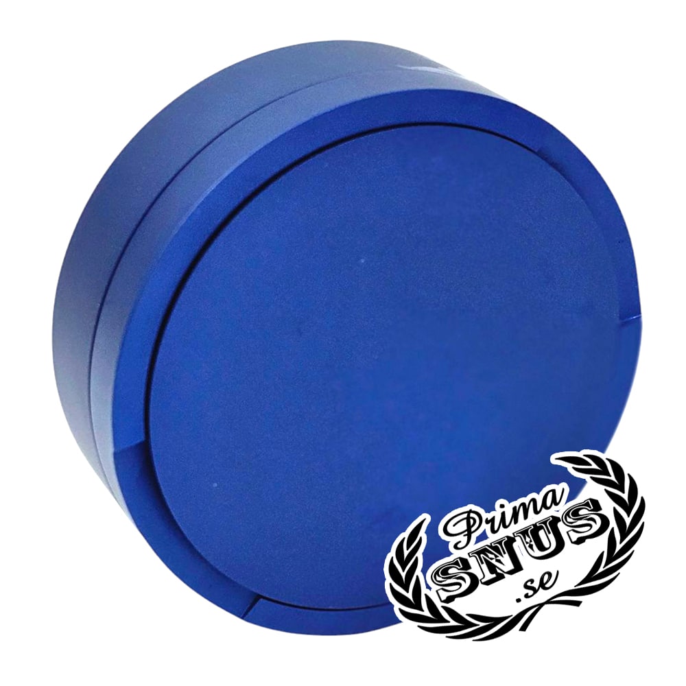 PrimaSnus Blå Snusdosa i metall V2 PrimaSnus Blå Snusdosa i metall V2