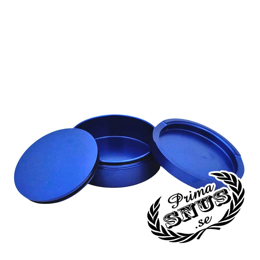 PrimaSnus Blå Snusdosa i metall V2